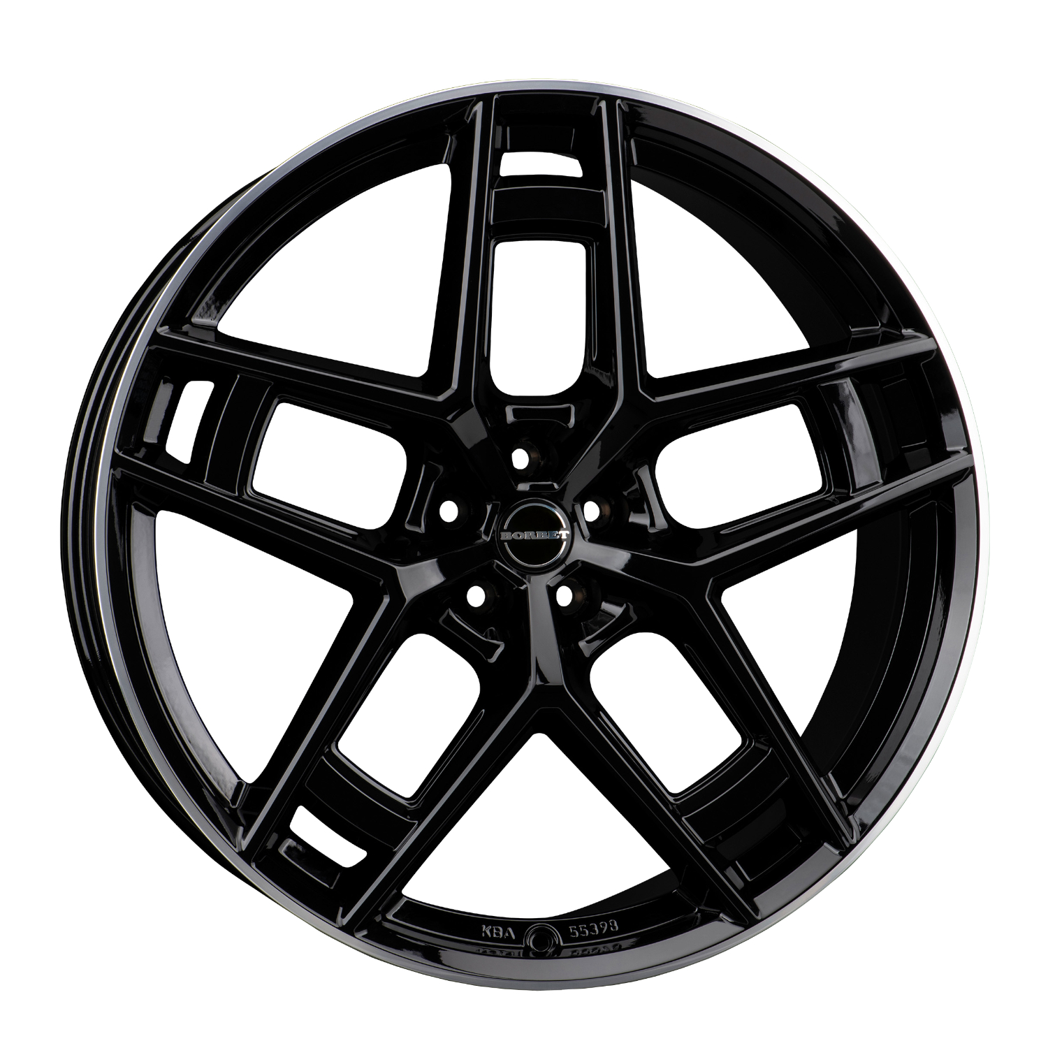 Borbet Tf black rim polished glossy