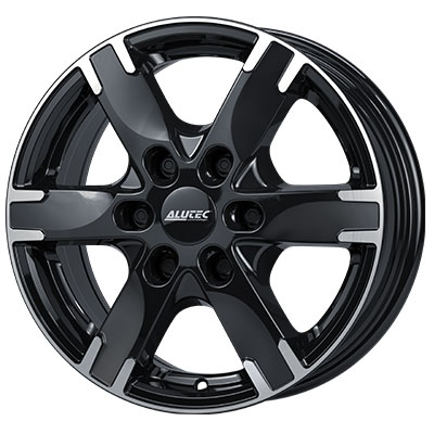 Alutec Titan diamant-schwarz frontpoliert