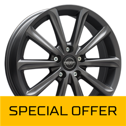 MEGA WHEELS Virgo Dark Mat anthracite grey