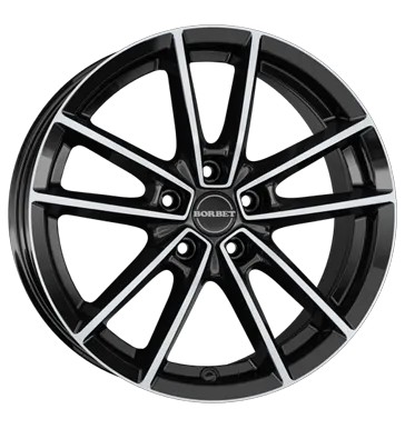 Borbet W BLACK POL. borbet w black pol. glossy