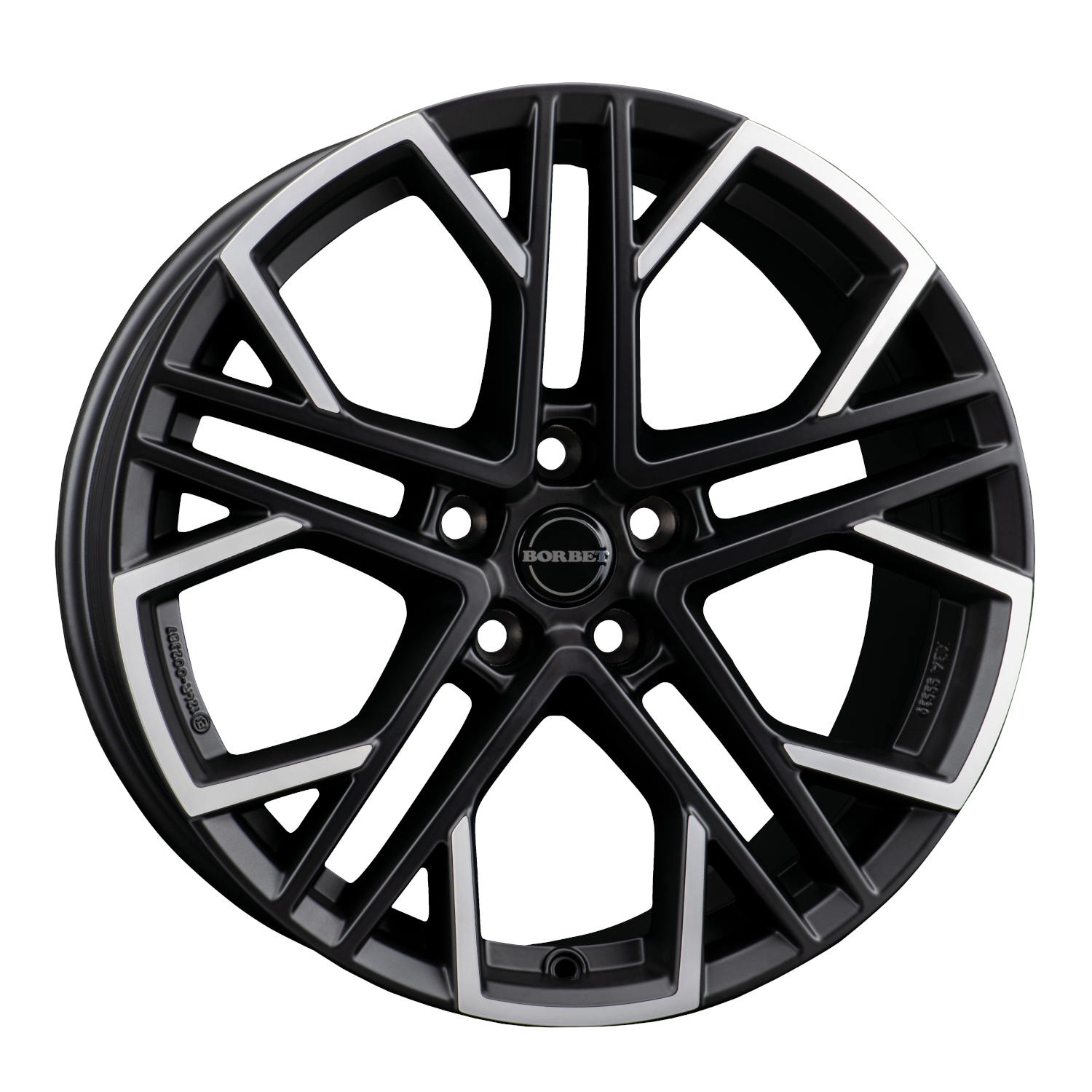 Borbet Xv black polished matt