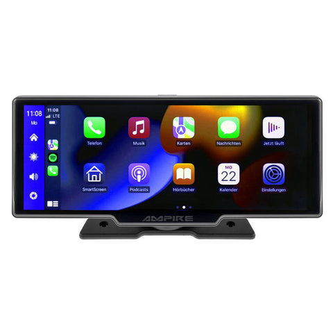 Ampire CPM103 10 Skærm med CarPlay/Android auto og Dashcam
