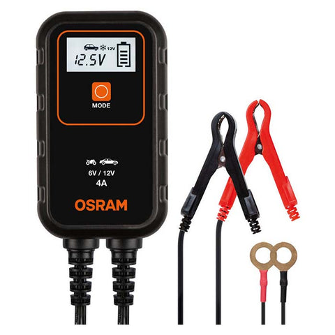 Osram Batterilader 4A, 1,5m kabel - Til Bil & MC