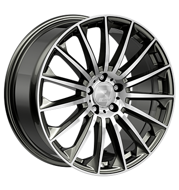 2DRV WH39 dark gunmetal hochglanzpoliert dark gunmetal hochglanzpoliert