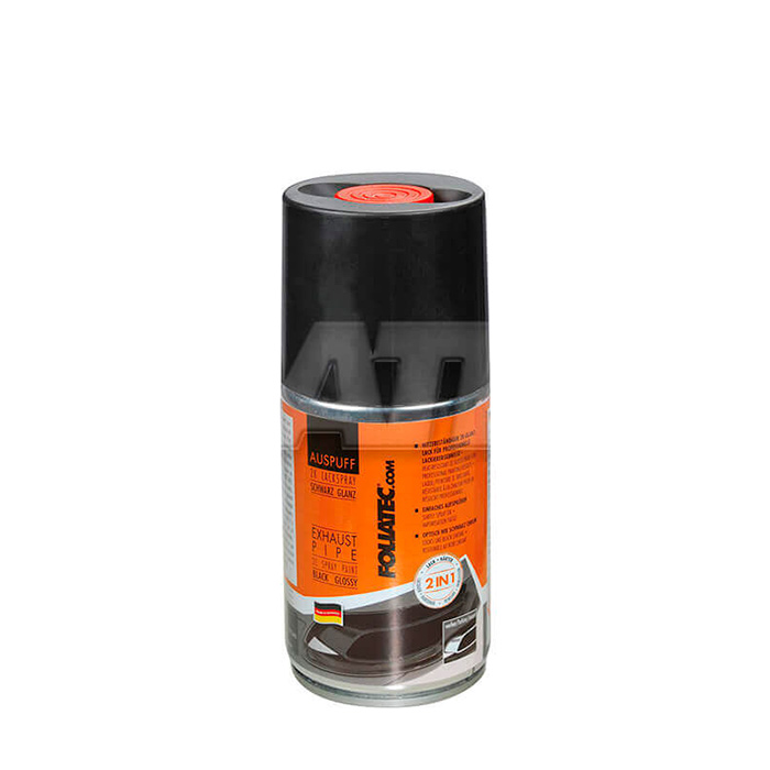 Foliatec 2k udstødningsmaling sort 250ml