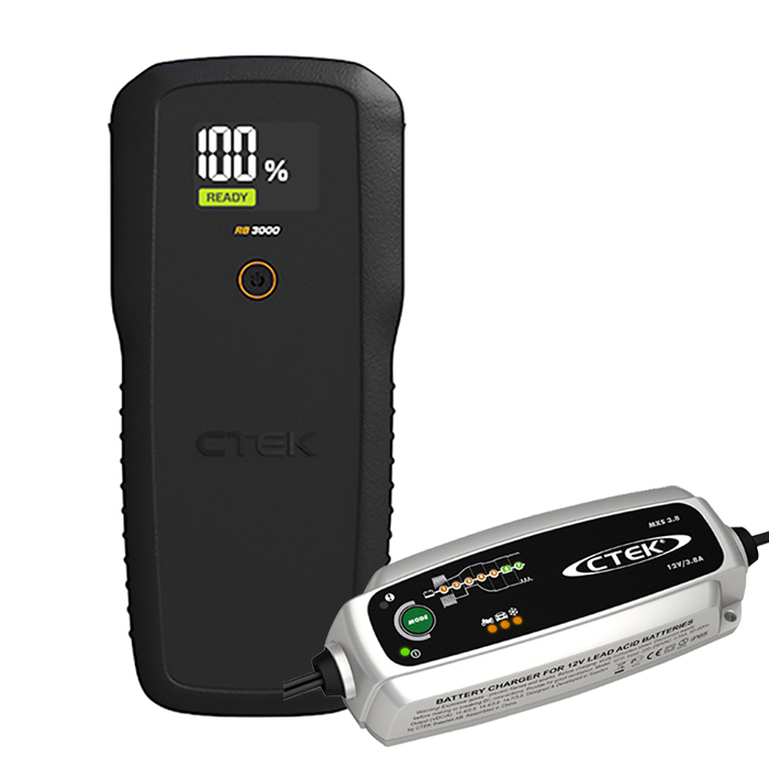 CTEK RB3000 Booster 12V - 3000A inkl. 3.8A Lader