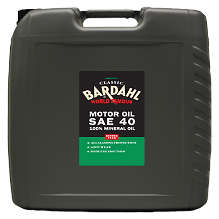 Bardahl 20 Ltr. Sae50 Singlegrade Classic motorolie