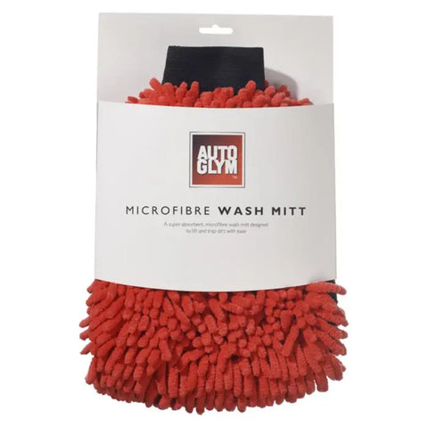 Autoglym Mikrofiber Vaskehandske, Rød