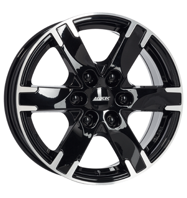 Alutec Titan diamant-schwarz frontpoliert diamant-schwarz frontpoliert