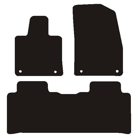 Bilmåtter Xpeng G6 2023- Velour