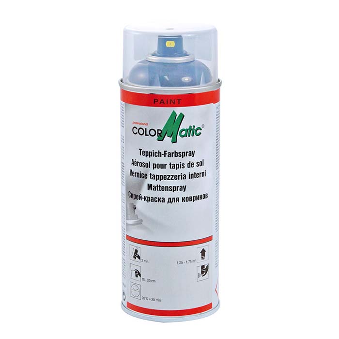 ColorMatic Tekstilspray sort til bundmåtter 400ml.