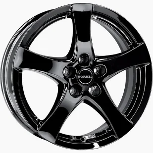 Borbet F BLACK borbet f black glossy