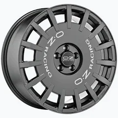 OZ RAlly Racing Van dark graphit mit silberner Schrift dark graphit mit silberner Schrift