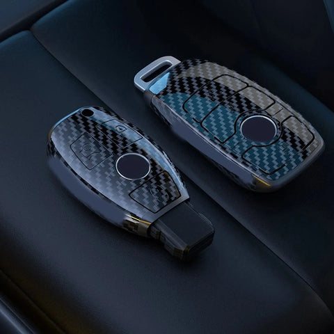 Mercedes bilnøgle cover, Carbon
