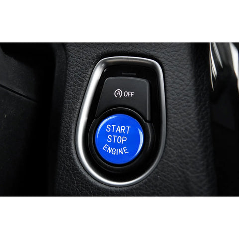 BMW start/stop knap - BLÅ, til F modeller