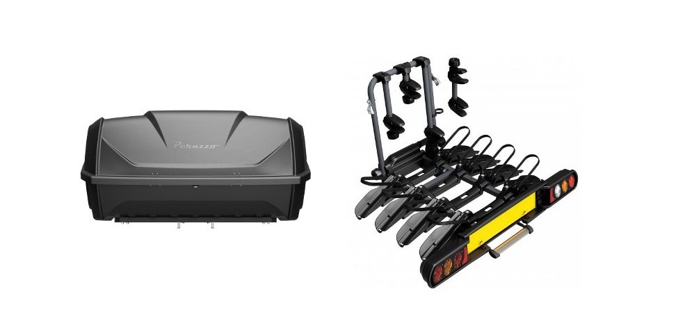 Peruzzo Spazio Bagageboks inkl. 4 Pure Instinct cykelholder