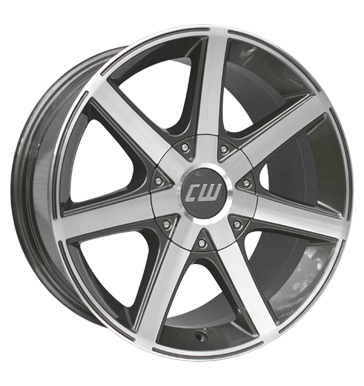 Borbet CWE mistral anthracite glossy polished mistral anthracite glossy polished