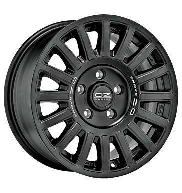 OZ Rally Raid matt black + silver lettering matt black + silver lettering