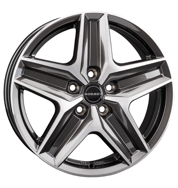 Borbet CWZ mistral anthracite glossy polished mistral anthracite glossy polished