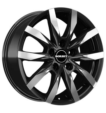 Borbet CW5 black polished matt black polished matt