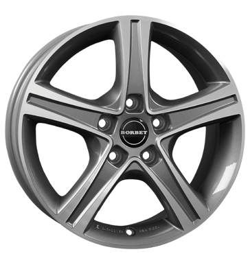 Borbet CWD mistral anthracite polished glossy mistral anthracite polished glossy