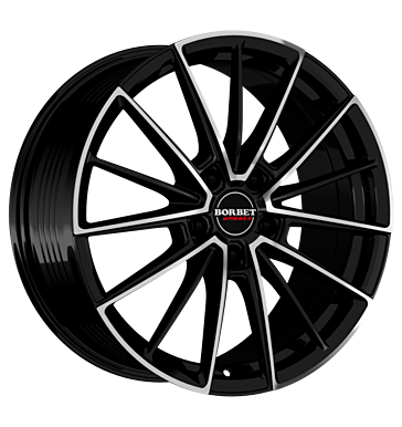 Borbet FB2 black polished matt black polished matt