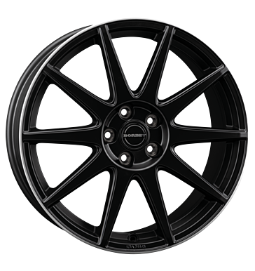 Borbet GTX black matt rim silver black matt rim silver
