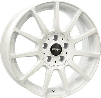 Monaco wheels Rallye White