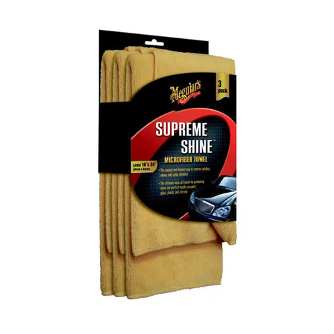 Meguiar's Mikrofiberklude - Supreme Shine Microfiber (3 pak)