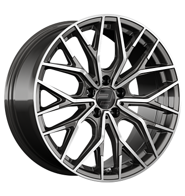 2DRV WH37 dark gunmetal poliert dark gunmetal poliert