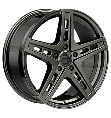 2DRV WH38 dark gunmetal lackiert dark gunmetal lackiert