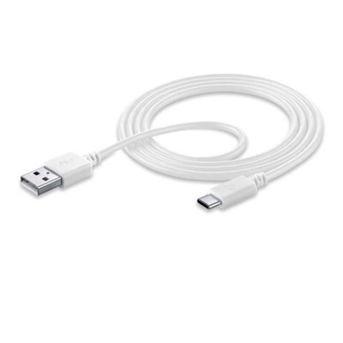 Cellularline data-/ladekabel, mikro-USB-C, fast charge