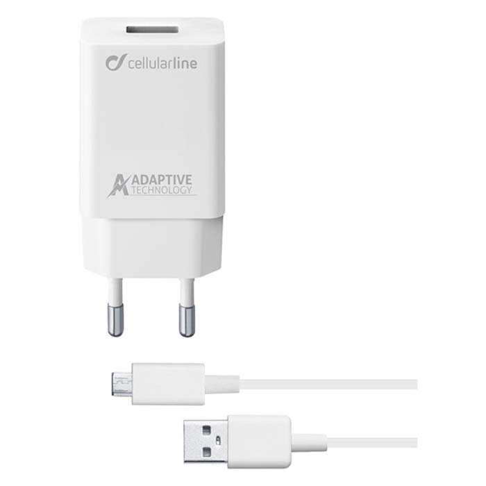 Cellularline 220 V lader mikro-USB-kit, 15W, Samsung,