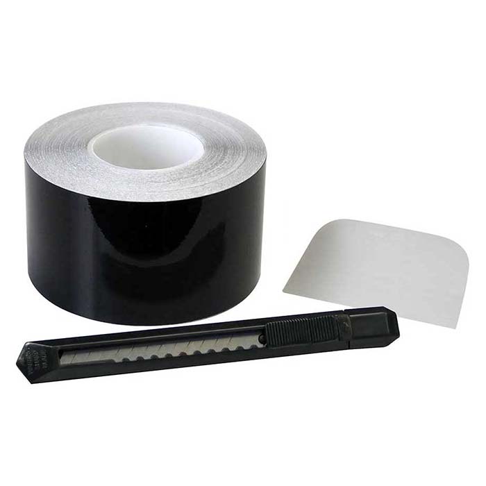 Foliatec Chrome Delete folie sæt sort glans 5cm x 15M