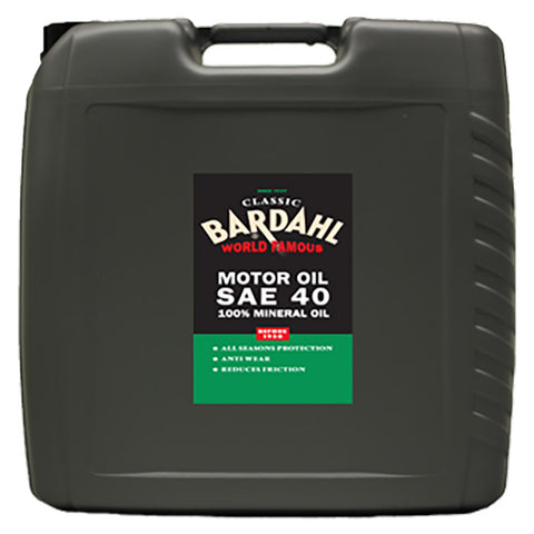 Bardahl 20 Ltr. Sae50 Singlegrade Classic motorolie
