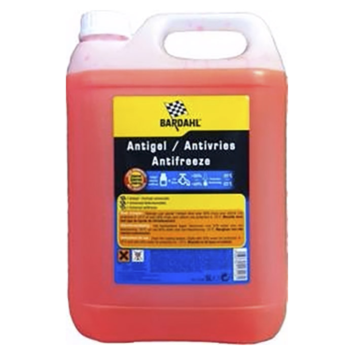 Bardahl 5 Ltr. Rød Kølervæske Type D Konc.