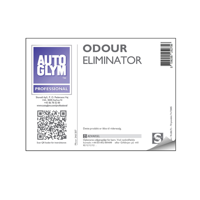 Label Autoglym Odour Eliminator