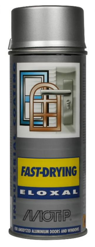 Motip Eloxal spray sølv 400ml