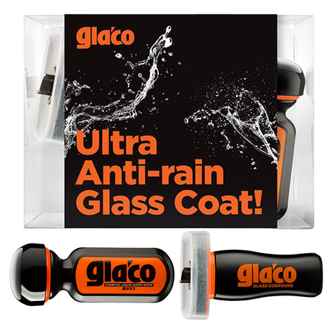Soft99 Glaco Ultra Anti Rain coating kit - Rens & Forsegl