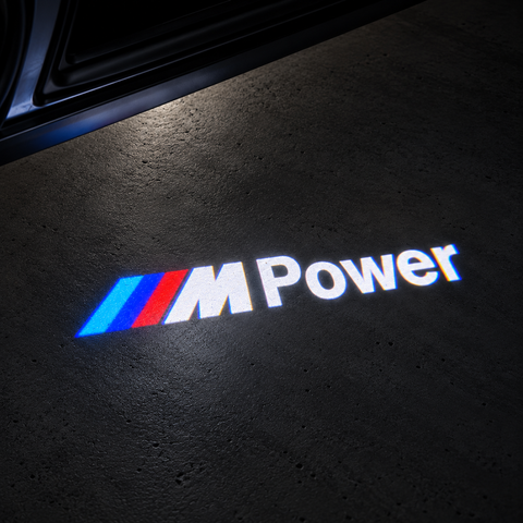 BMW M-Power Indstigningslys med Logo - LED (2 stk.)