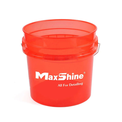 Maxshine Detailing Spand Transparent 13L - Rød